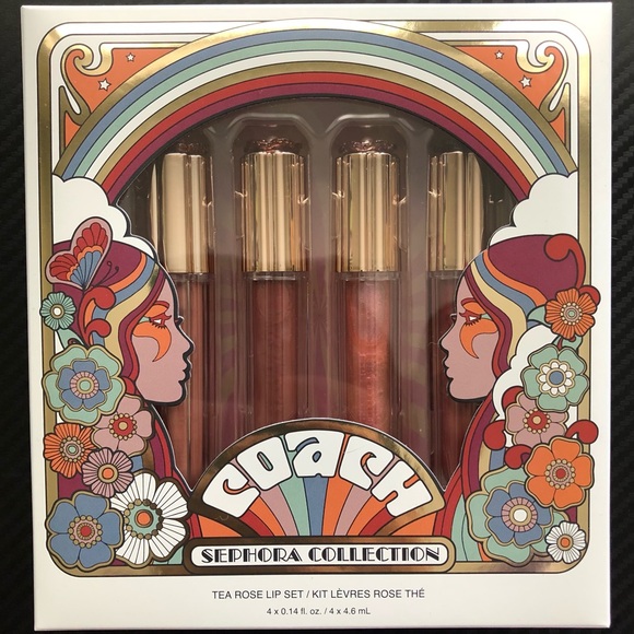 Coach Makeup Coach X Sephora Collection Tea Rose Lip Set Poshmark